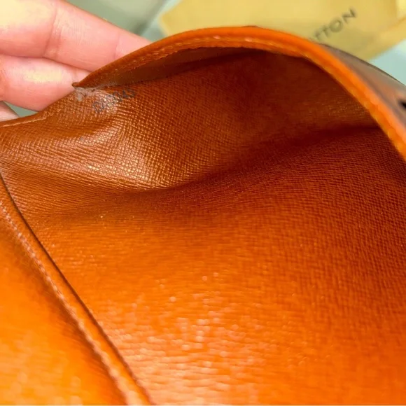 Louis Vuitton Monogram Trifold Wallet Brown Leather Snap Authentic - Picture 12 of 16